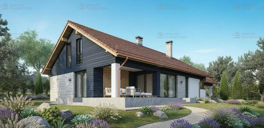 Проект Одноэтажный дом 24 на 11, 170 м2