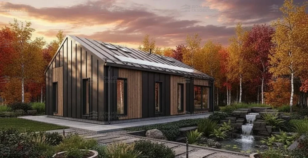 Проект Одноэтажный дом 10 на 9, 82 м2