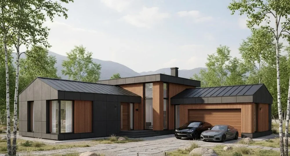 Проект Двухэтажный дом 16 на 11, 229 м2