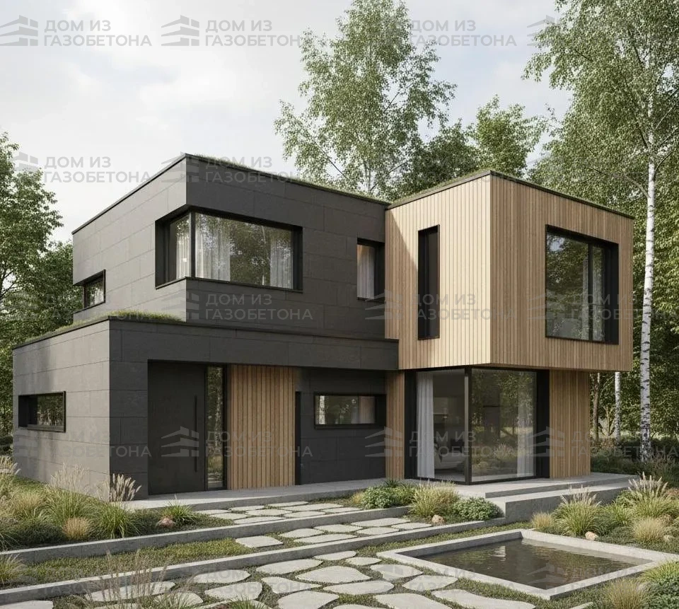 Проект Двухэтажный дом 20 на 23, 344 м2